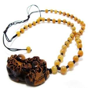   Tiger Eye Lucky Pendant Necklace Jewelry Crystal 