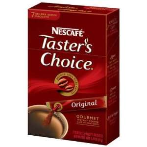  Nescafe Tasters Choice Original Intstant Coffee 7 ct   12 