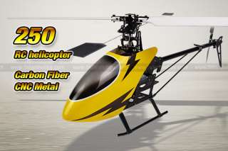 Trex Carbon RC Helicopter ARF Combo Metal TREX 250 kit  