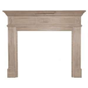 Pearl Mantels 128 56 Old Hickory Unfinished Fireplace Mantel, Interior 