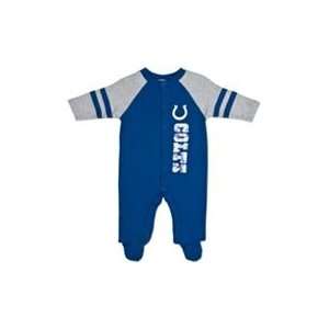 Indianapolis Colts Football Baby Infant One Piece Footsie Sleep & Play 