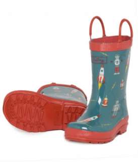 Hatley Robots Kids Rain Boots  