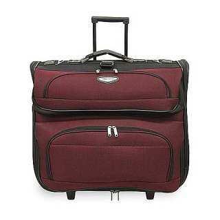 Travelers Choice Amsterdam Rolling Garment Bag   Red  