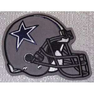  NFL Football DALLAS COWBOYS Lg Size Helmet Embroidered Felt PATCH 