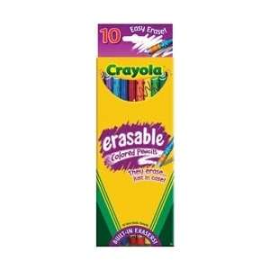  Crayola Erasable Colored Pencils 10/Pkg 68 4410; 3 Items 