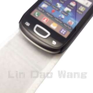 White Leather Case Pouch For Samsung Galaxy Mini S5570  