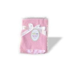    Tadpole Basics Micro Chenille Stroller Blanket   Pink: Baby