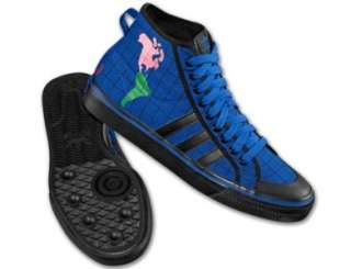 Adidas Originals by Jeremy Scott ObyO JS Map Shoes Nizza Hi Blue Black 