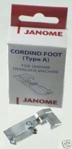 Janome Serger Cording Foot A 634 7034 204 + More 732212108686  