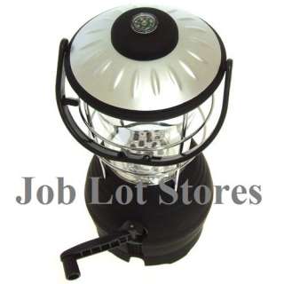 Dynamo Lantern 12 LED Hand Crank Camping Lantern Flashlight New 