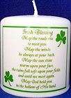 Ireland Irish Blessing Candle   3 Inches by 3 Inches