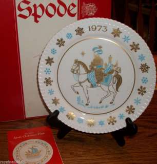 1973 Spode England Christmas Plate Three Kings  