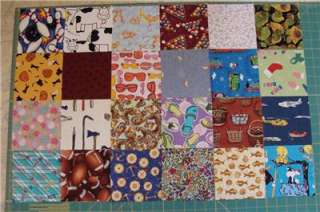 SPY, 24   5 x 5 inch Fabric Squares, Quilting, Cotton  