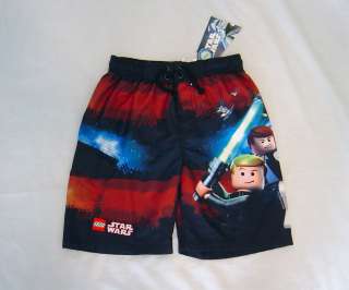 Boys Star Wars Lego Swim Shorts/ Swim Trunks Size 6 7 New With Tags 