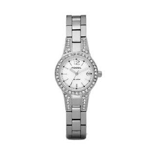   Womens AM4192 Stainless Steel Bracelet White Glitz Analog Dial Watch