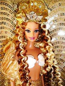Coastal Sunrise Enchanting Mermaid barbie doll ooak sea siren curly 
