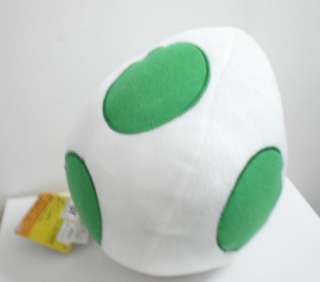 Super Mario Bros Brothers Yoshi Egg 9 Plush Doll white  
