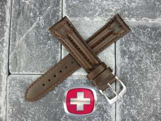 19mm SWISS ARMY CAVALRY MILITARY Leather Strap Band 19  