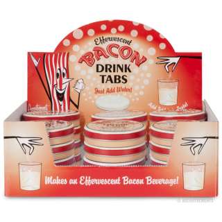 Effervescent BACON DRINK TABLETS Dissolve in Water  