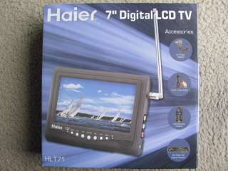   New Haier HLT71 7 Digital LCD Television with Remote Control  