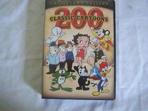 200 Classic Cartoons (2010) (DVD, 2009) Betty Boop 683904506870  