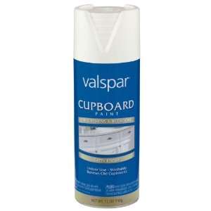 Valspar 12 Oz White Cupboard Spray Paint   465 68115 SP (Qty 6 
