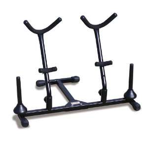   Alto/Tenor sax Stand, Black, includes 2 pegs Musical Instruments