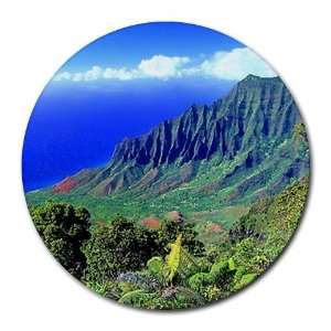  Hawaii scenic photo Round Mousepad Mouse Pad Great Gift 