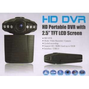   : HD Portable DVR With 2.5 TFT LCD Screen Car Recorder: Electronics