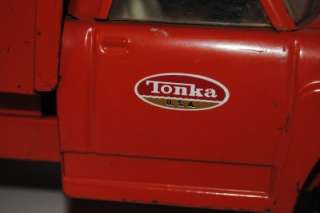 1970s Steel TONKA #2315 Orange Tonka Dump Truck  