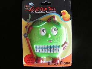BIRDY PIANO by Scooter Zs Bird Parrot Toy NEW  