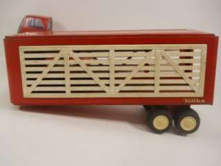   Livestock Truck and Trailer  Vintage Steel Farm Toy EXC COND  
