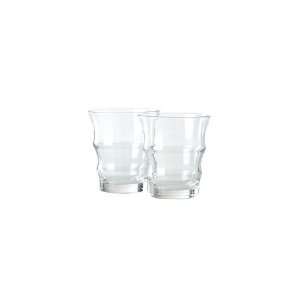  Shiraleah Clear Madrid Double Old Fashioned Glass, Set of 