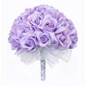   Silk Rose Hand Tie (3 Dozen Roses)   Wedding Bouquet 