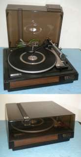   Radio Shack Lab 24A ~ 4 Speed Turntable + Shure Cartridge & Dust Cover
