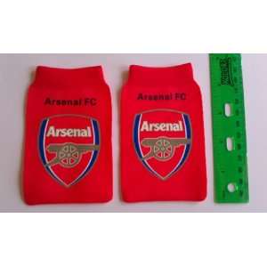  Arsenal FC Soccer Pouch Bag Sock Cover (2 Pack 