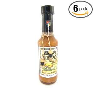 Mama Africa Hot Sauces Habanero Sauce, 4.22 Ounce Bottles (Pack of 12 