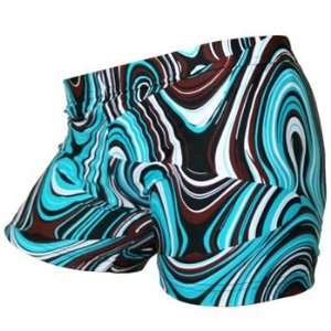   ® Turquoise Twister Volleyball Spandex Shorts: Sports & Outdoors