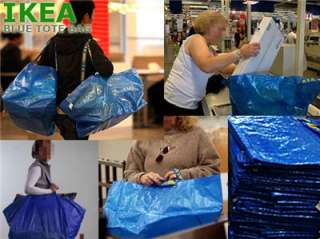 IKEA Large Big Tote Shopping Grocery Laundry Bag Bags  