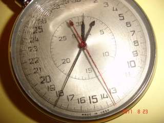 OLD RUSSIAN STOP POCKET WATCH   DOUBLE ACTION  