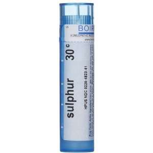 Boiron Sulphur (Sublimed Sulfur) 30C Pellets, 80 ct (Quantity of 6)