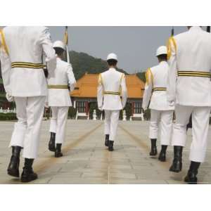 Changing of the Guards Ceremony, Martyrs Shrine, Taipei City, Taiwan 