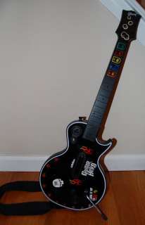 GUITAR HERO Gibson Les Paul XBOX 360 Wireless Guitar Controller   GOOD 