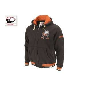  NFL Cleveland Browns Hoody Hoodie Throwback Mitchell 
