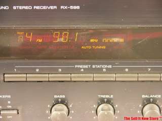 Yamaha RX 596 Natural Sound AM FM Stereo Receiver RX596 Tuner RX 596 