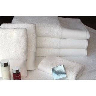 Shore Collection White Wash Cloth Towel 13in x 13in 100% Plush Turkish 