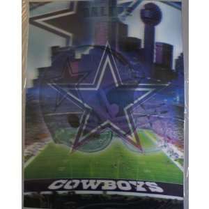 891146   Dallas Cowboy NFL 3D Pocket Folder Case Pack 72  
