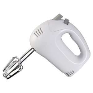    Brentwood Appliances HM 45 5 Speed Hand Mixer   White Electronics