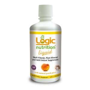  Logic Nutrition Liquid Peach Multi vitamin Plant Mineral 