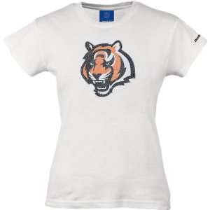   Bengals Short Sleeve MVP Baby Doll Sequins T Shirt: Sports & Outdoors